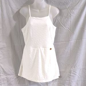 🤍 Wallflower White Eyelet Jumper Sz L Dress Skirt Shorts 💫